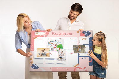 Painel em cortiça Plano modernista