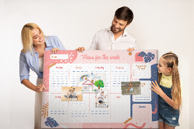 Painel em cortiça Plano modernista