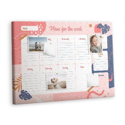 Painel em cortiça Plano modernista