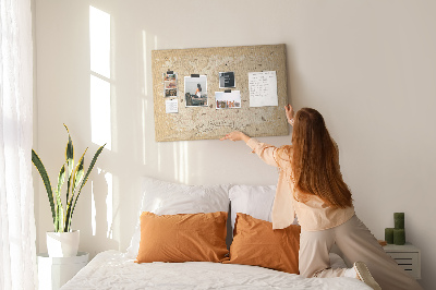 Quadro em cortiça Mapa-múndi vintage