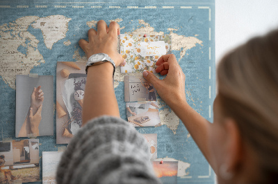 Painel em cortiça Mapa antigo