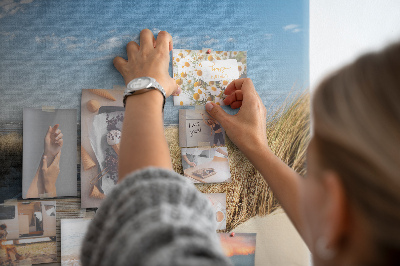 Painel em cortiça Vista da praia