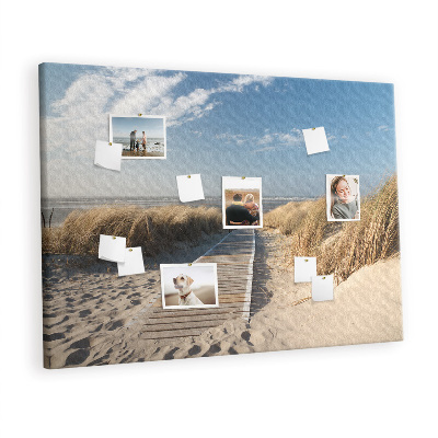 Painel em cortiça Vista da praia