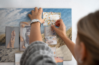 Painel em cortiça Vista da praia