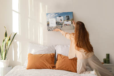 Painel em cortiça Vista da praia