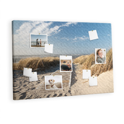 Painel em cortiça Vista da praia