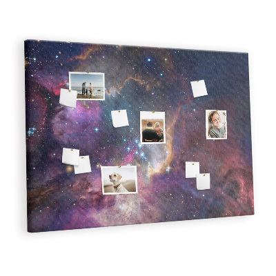 Quadro de aviso de cortiça Mundo da galáxia