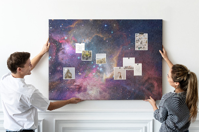 Quadro de aviso de cortiça Mundo da galáxia