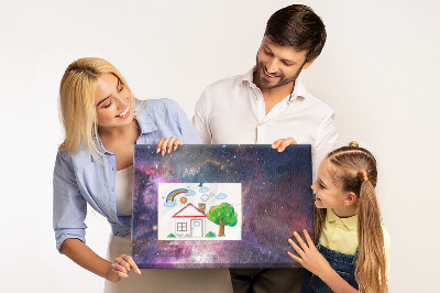 Quadro de aviso de cortiça Mundo da galáxia