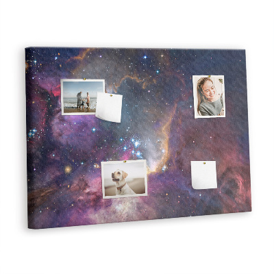 Quadro de aviso de cortiça Mundo da galáxia