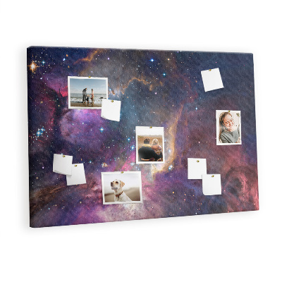 Quadro de aviso de cortiça Mundo da galáxia