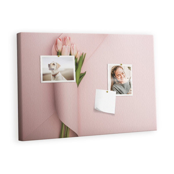 Quadro em cortiça Um buquê de flores