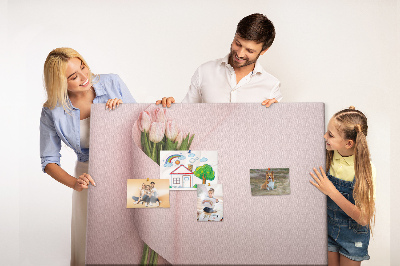 Quadro em cortiça Um buquê de flores