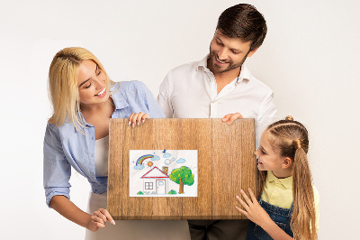 Painel em cortiça Tábuas de madeira