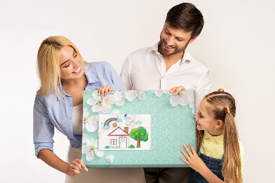 Quadro de aviso de cortiça Margaridas florescendo