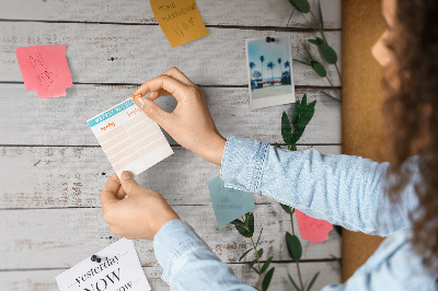 Quadro em cortiça Tábuas de madeira