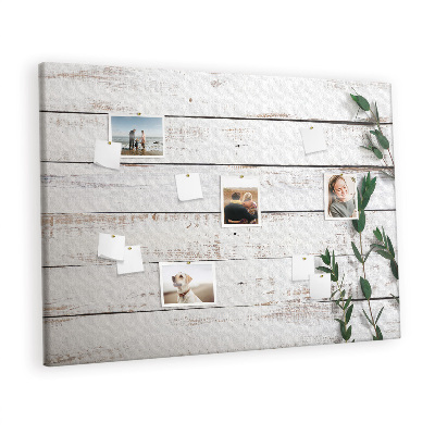 Quadro em cortiça Tábuas de madeira