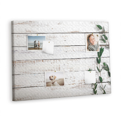 Quadro em cortiça Tábuas de madeira