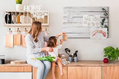 Quadro em cortiça Tábuas de madeira