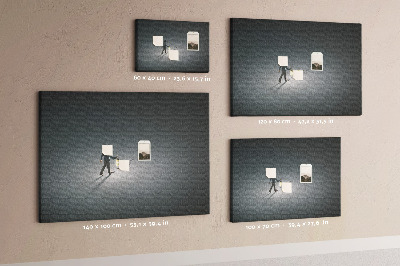 Quadro em cortiça Andarilho na Escuridão