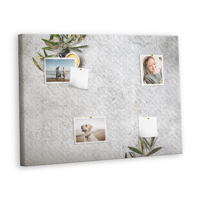 Quadro em cortiça Azeitonas minimalistas