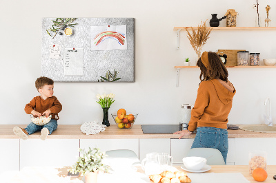 Quadro em cortiça Azeitonas minimalistas