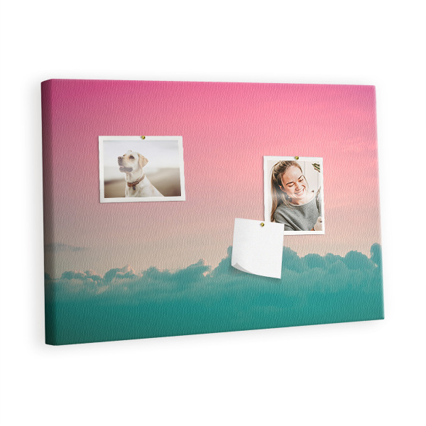 Painel em cortiça Céu gradiente