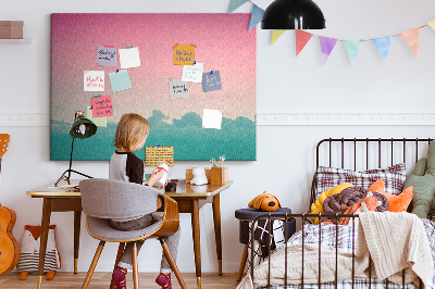 Painel em cortiça Céu gradiente