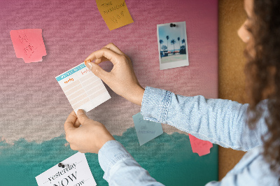 Painel em cortiça Céu gradiente