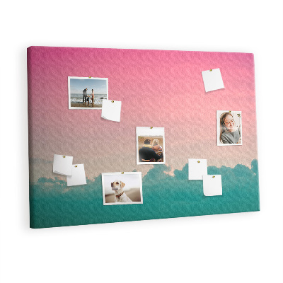 Painel em cortiça Céu gradiente