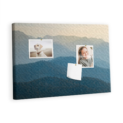 Quadro de aviso de cortiça Paisagem abstrata