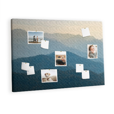 Quadro de aviso de cortiça Paisagem abstrata