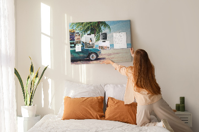 Quadro em cortiça Praia de férias