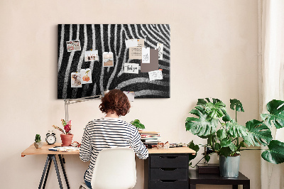 Painel em cortiça Padrão de zebra