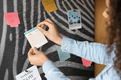 Painel em cortiça Padrão de zebra