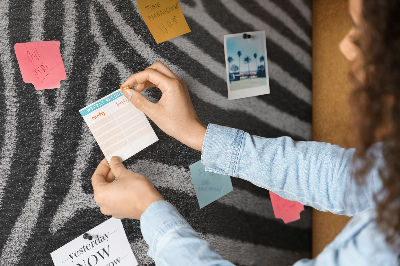 Painel em cortiça Padrão de zebra