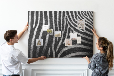 Painel em cortiça Padrão de zebra