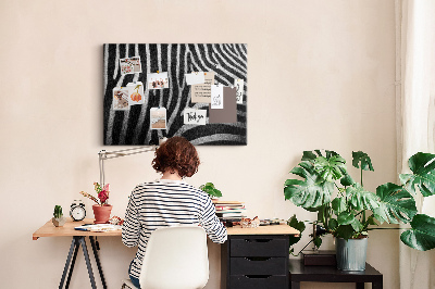 Painel em cortiça Padrão de zebra