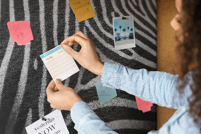 Painel em cortiça Padrão de zebra