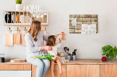 Quadro de aviso de cortiça Rolhas de vinho