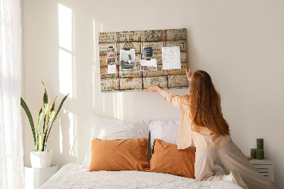 Quadro de aviso de cortiça Rolhas de vinho