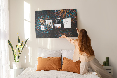 Quadro em cortiça Padrão de mandala