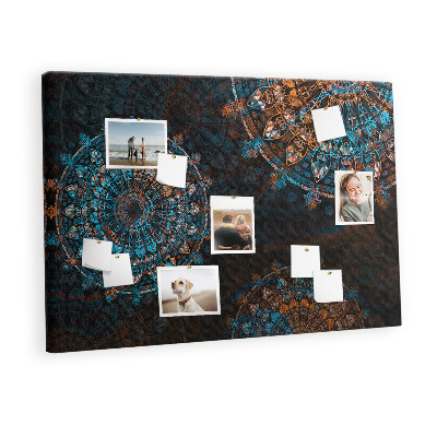 Quadro em cortiça Padrão de mandala