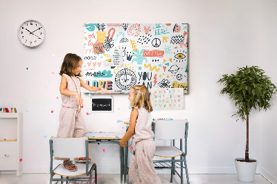 Painel em cortiça Imagens esboços