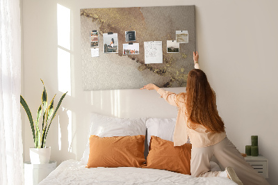 Quadro em cortiça Mármore dourado