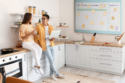 Quadro de aviso de cortiça Planejador de refeições