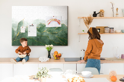 Painel em cortiça Folhas abstratas