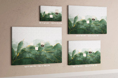 Painel em cortiça Folhas abstratas