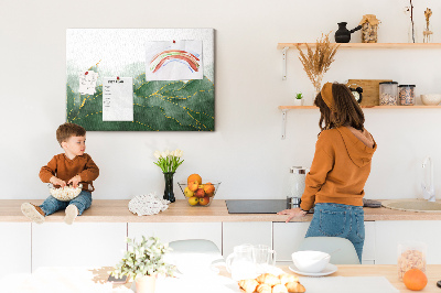 Painel em cortiça Folhas abstratas