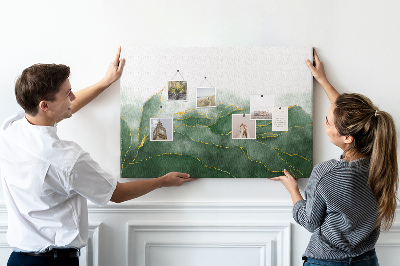 Painel em cortiça Folhas abstratas